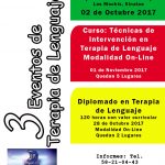 3 eventos de terapia de lenguaje