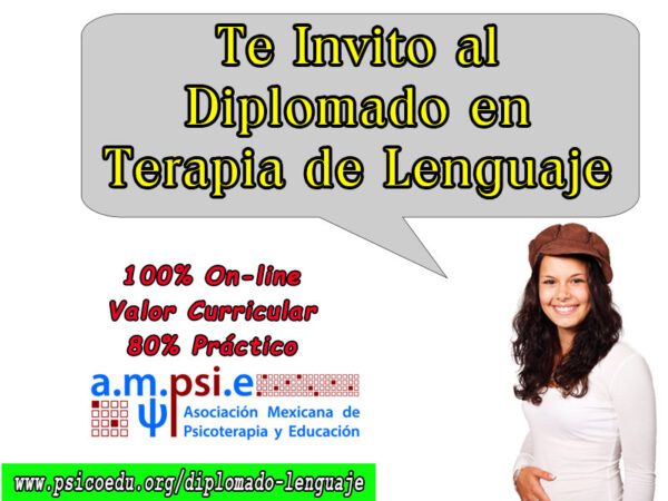 Inscripción a Diplomado en Terapia de Lenguaje