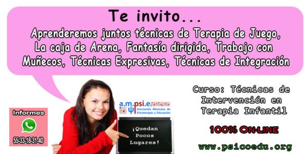 Inscripción a Curso Técnicas en Terapia Infantil