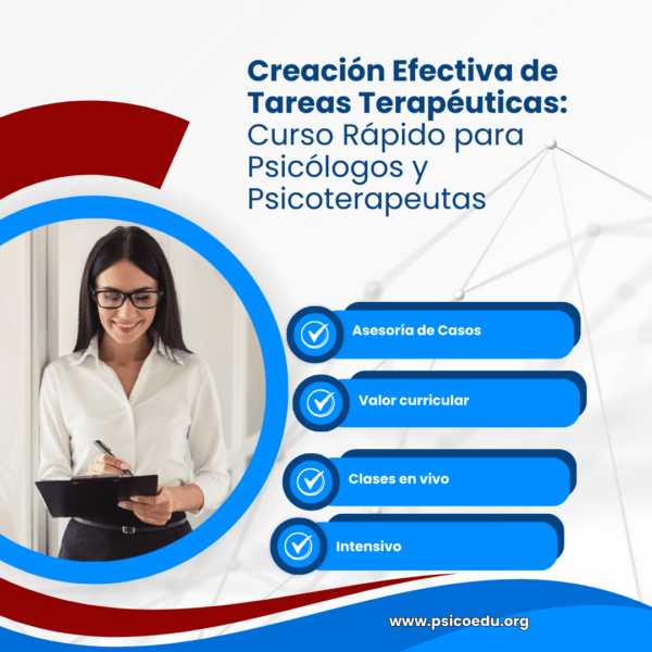 Creación Efectiva de Tareas Terapéuticas: Curso Rápido para Psicólogos y Psicoterapeutas - Imagen 3